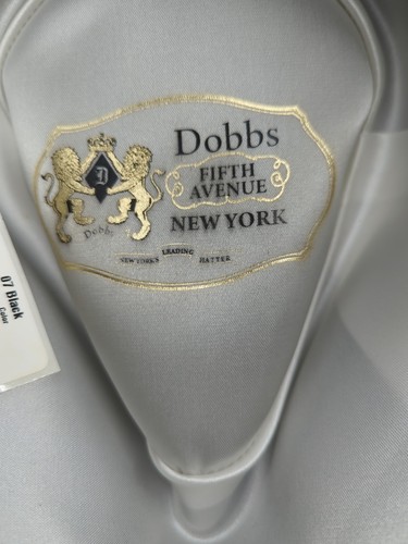 Dobbs Hat 7 1/8 - Black Fedora "Crowleys"- Good Condition - Picture 7 of 9