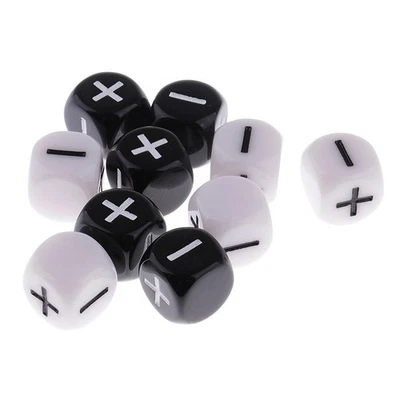 Plastic Game Dices Board Game Parts DIY Pack of 10 - Bild 1 von 4