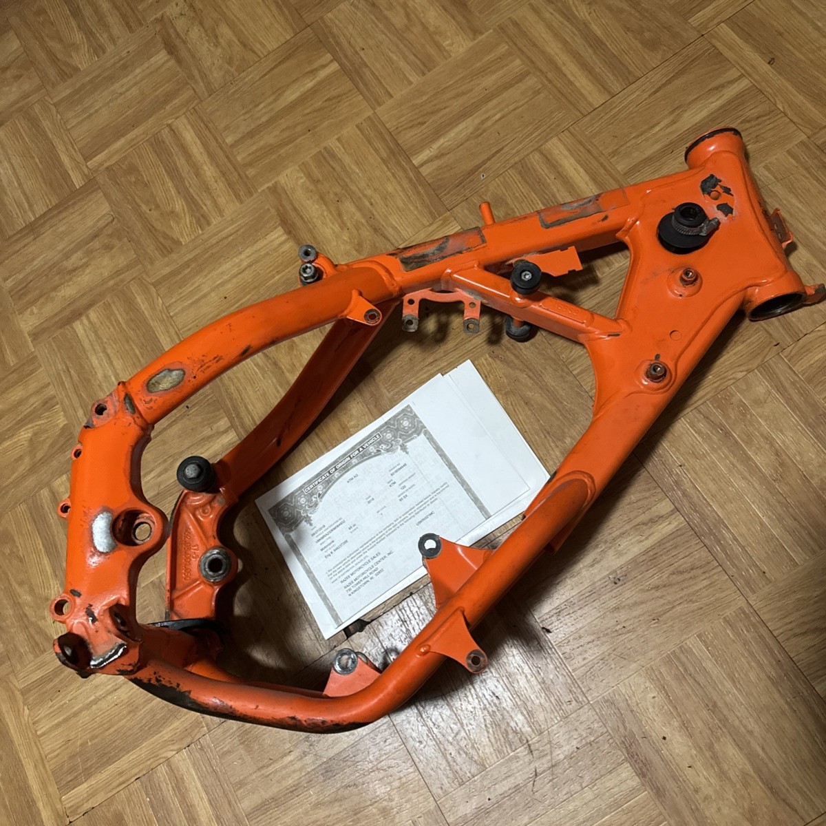 KTM ロードバイク　中古品 2019 KTM 65SX Main Frame Chassis OEM 46303001300EB Off road 19 65
