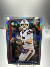 2025 Topps Chrome Josh Allen #34 Refractor Bills