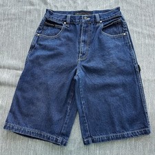 Vintage Fubu Collection Baggy Jean Carpenter Shorts Youth Size 20 Y2K Skater