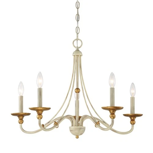 Minka Lavery 1045 Westchester County 5 Light 28"W Taper Candle - Farm House - Picture 1 of 3