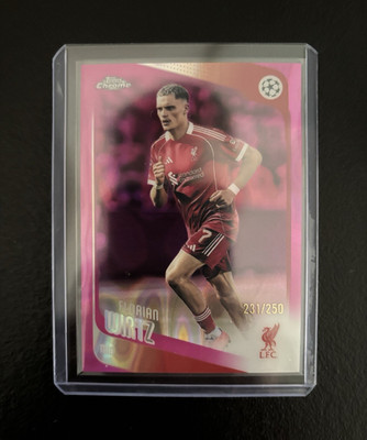 Topps Chrome UEFA Club Competitions 2026 Florian Wirtz Liverpool /250