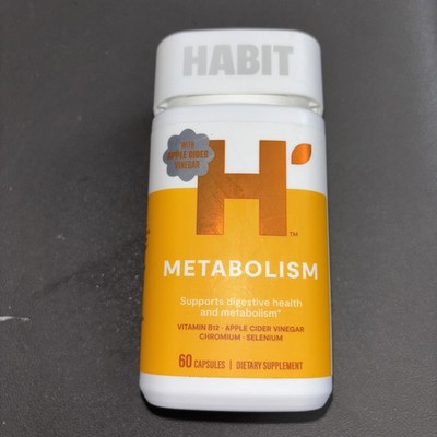 Habit Metabolism Supplement 60 Cap Supports Digestive Health Ex 2/2027
