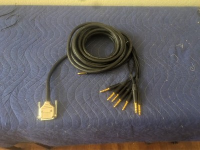 Mogami Gold DB25-TRS 8-channel Analog Interface Cable - 20'