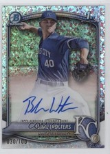 2025 Bowman Chrome Prospect Mini-Diamond Refractor 30/100 Blake Wolters Auto vs3