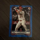 2026 Bowman Mike Trout Blue Pattern /150 Card 100