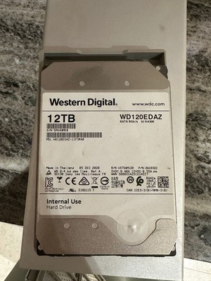 12TB Western Digital White Label Hard Drive WD120EMFZ NAS 256MB