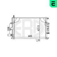 ERA Kondensator Klimaanlage 667124 FüR Volvo S80 1 184 V70 2 285 S60 384 XC70