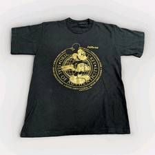 Vintage Mickey Mouse Gold Graphic T-shirt Single Stitch Sherry Mfg. Adult Medium