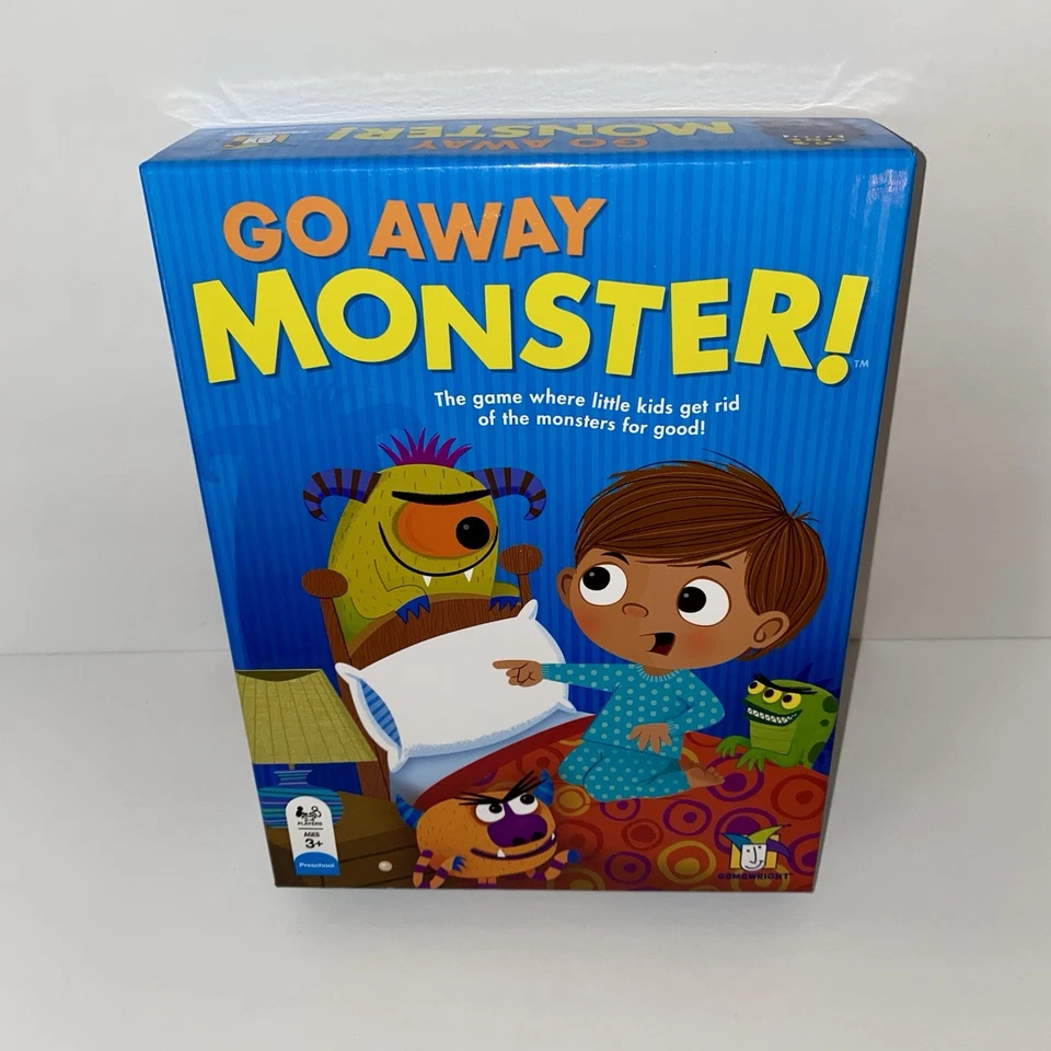 Go Away Monster! Game Complete Get Rid of Monsters for Good Gamewright 2016 Fun - Image 2 of 3
