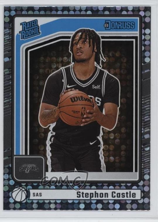 2024-25 Panini Donruss Rated Rookie Disco Stephon Castle #244 0r0s
