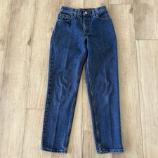 Vintage Levis 550 Jeans Womens 4 Medium Wash Relaxed Tapered High Rise USA 90s