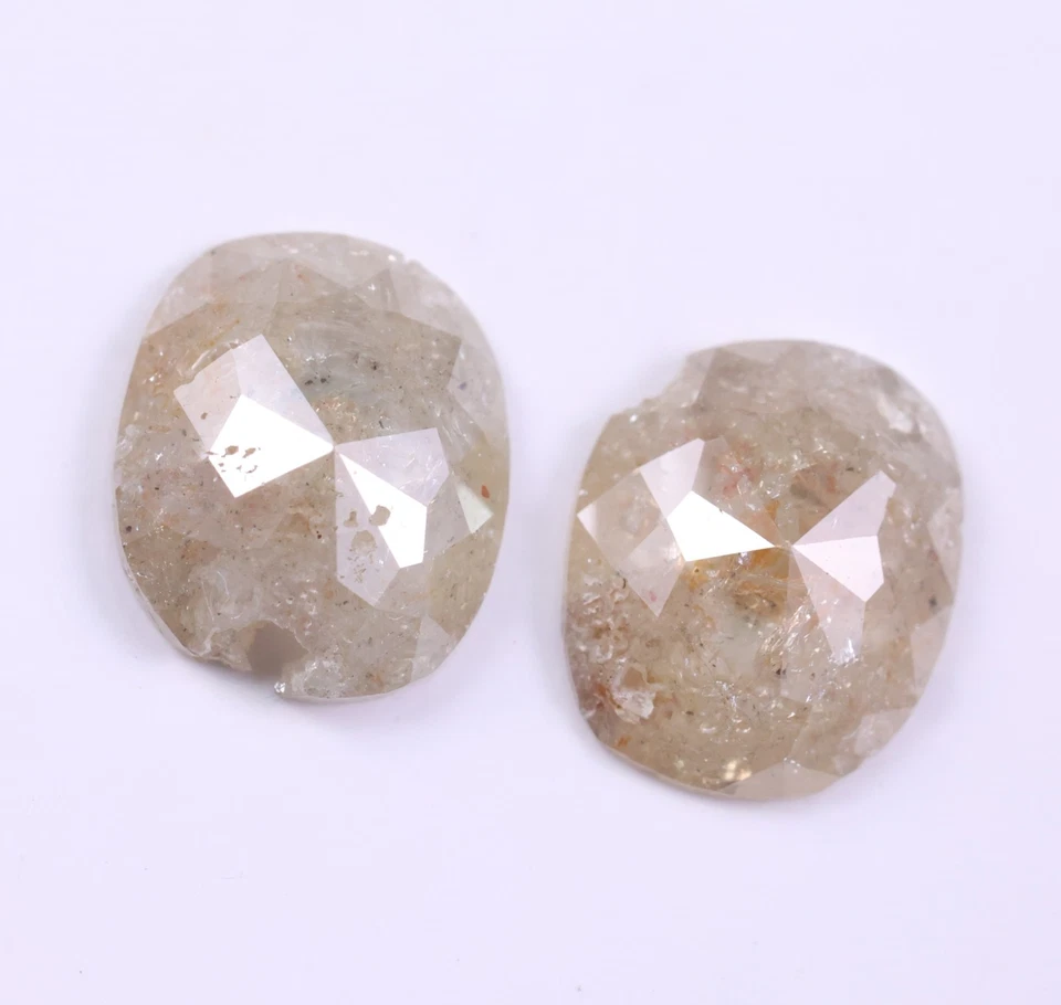 1.60 CT Salt And Pepper Diamond Loose Oval Shape Diamond Fancy Natural Diamond - Image 2 of 4