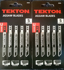 Jigsaw Blades Tekton 2 Packs Of 5 Wood And Metal