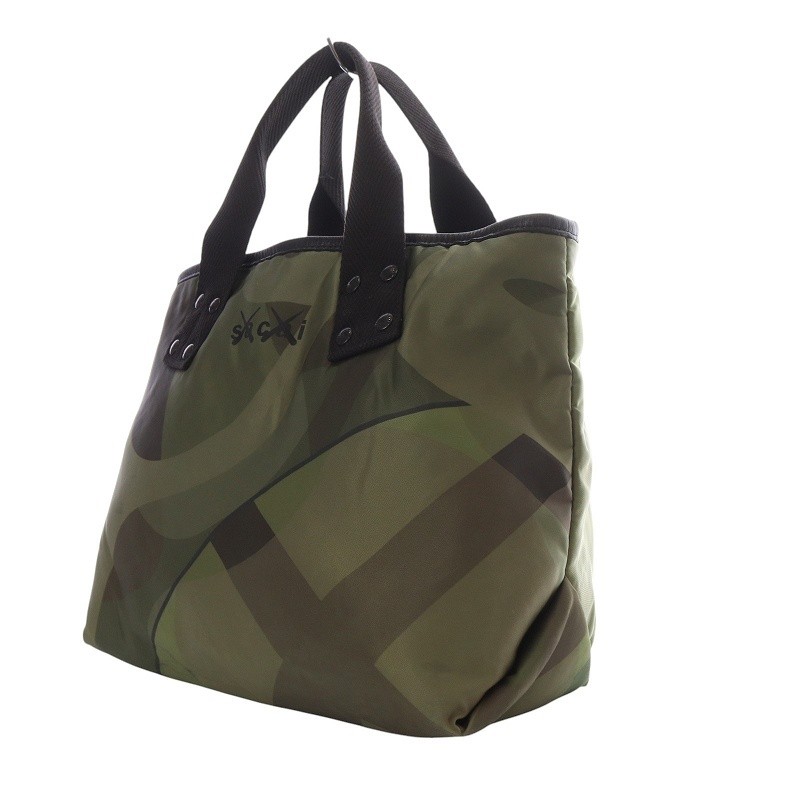 Sakai Sacai 21-0255S Medium Tote Bag Handbag Camouflage