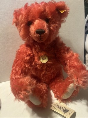 Steiff Classic Teddybar 40 Mit Stimme. 005169  Genuine Mohair Cryer with tags.