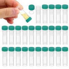 PATIKIL 1ml Plastic Cryogenic, 25Pcs Self Standing Cryogenic Vial 1ml, Green 