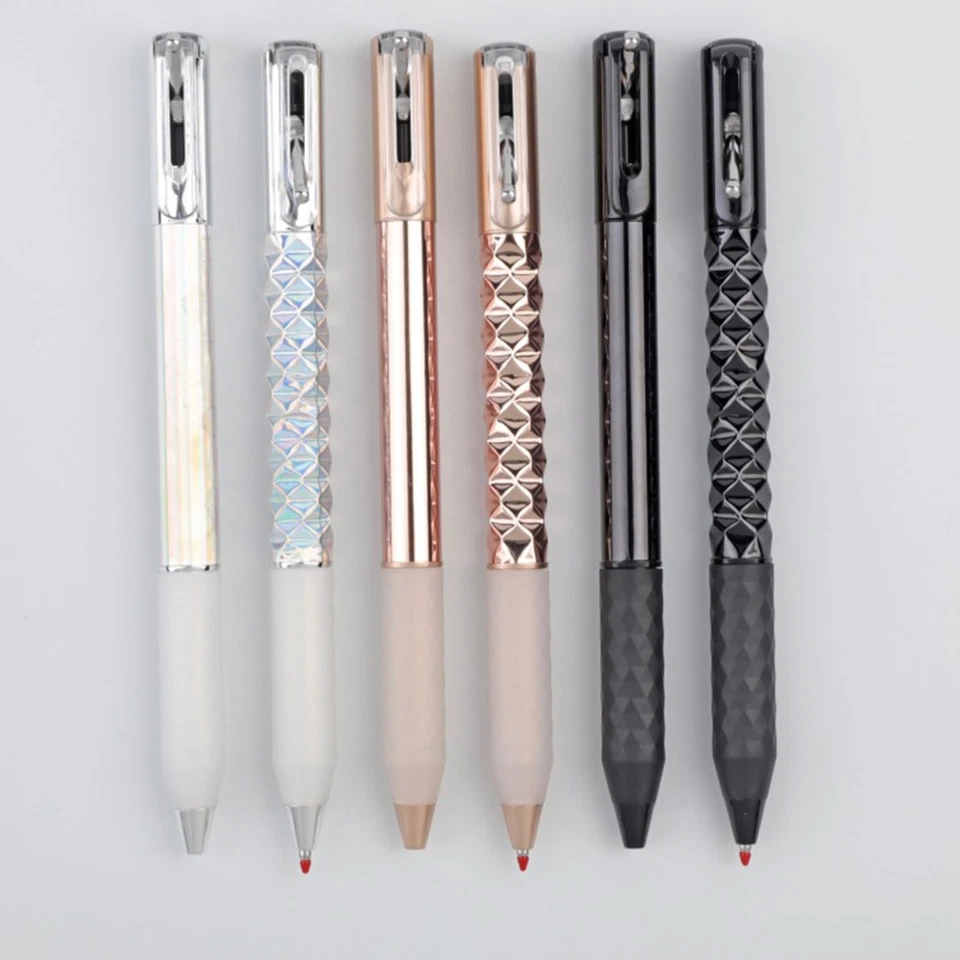 Everyday Use Pen Solid Metal Geometric Crinkle Stress Relief Ballpoint Set - image 4 of 4