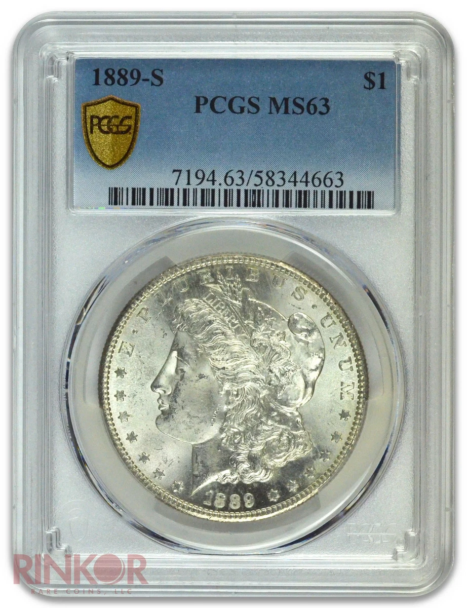 MS 63 Graded 1889 Year Morgan US Dollars (1878-1921) for sale | eBay
