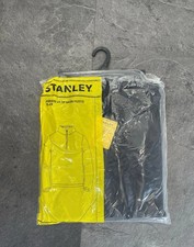 Stanley Men’s Half Zip Fleece Jumper, Medium, Workwear Black