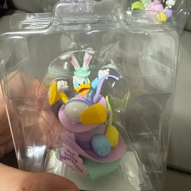 Disney Mickey Minnie Donald Goofy Figure Set Easter Wonderland