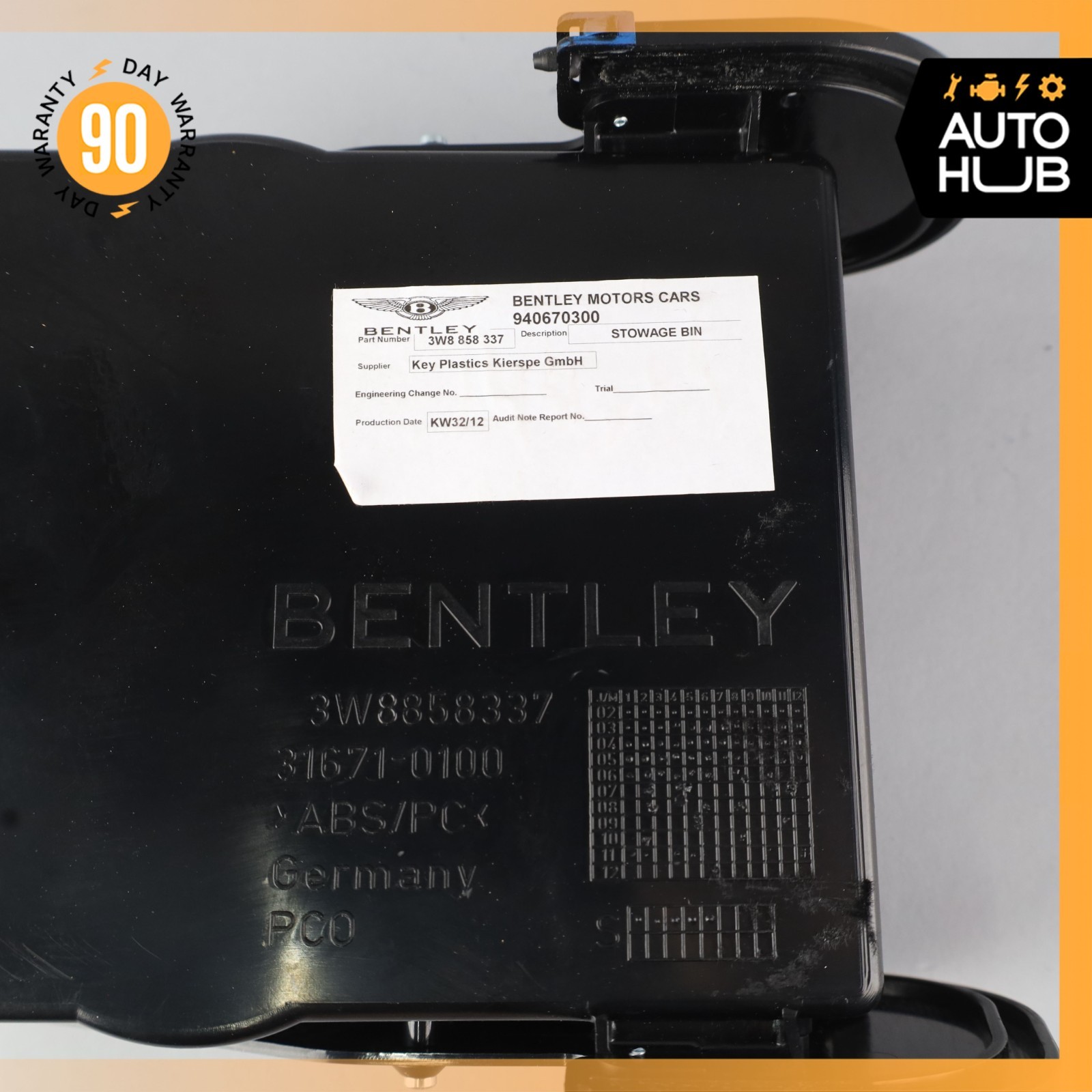 Bentley Continental GT GTC Front or Rear Center Console Cubby Storage OEM 30k