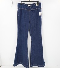 NWT Free People Jeans Womens 32 We The Free Venice Beach High Rise Flare Pull On