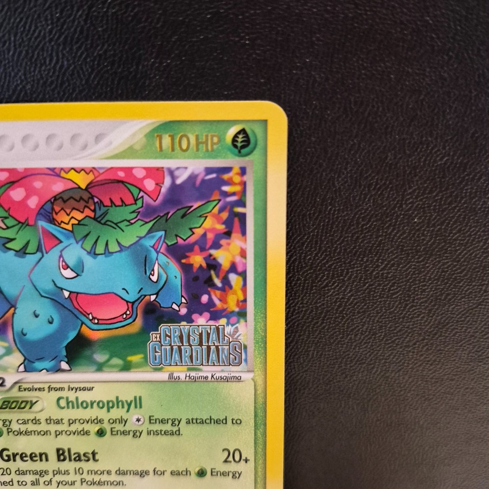 Venusaur 28/100 Reverse Holo EX Crystal Guardians Stamped NM Pokemon ...