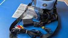 Vintage JVC Digital Video Camera GR-D33 Battery, Cords, Case but safeguard mode