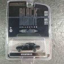 Greenlight Black Bandit 1970 Datsun 510 -TOY CAR-