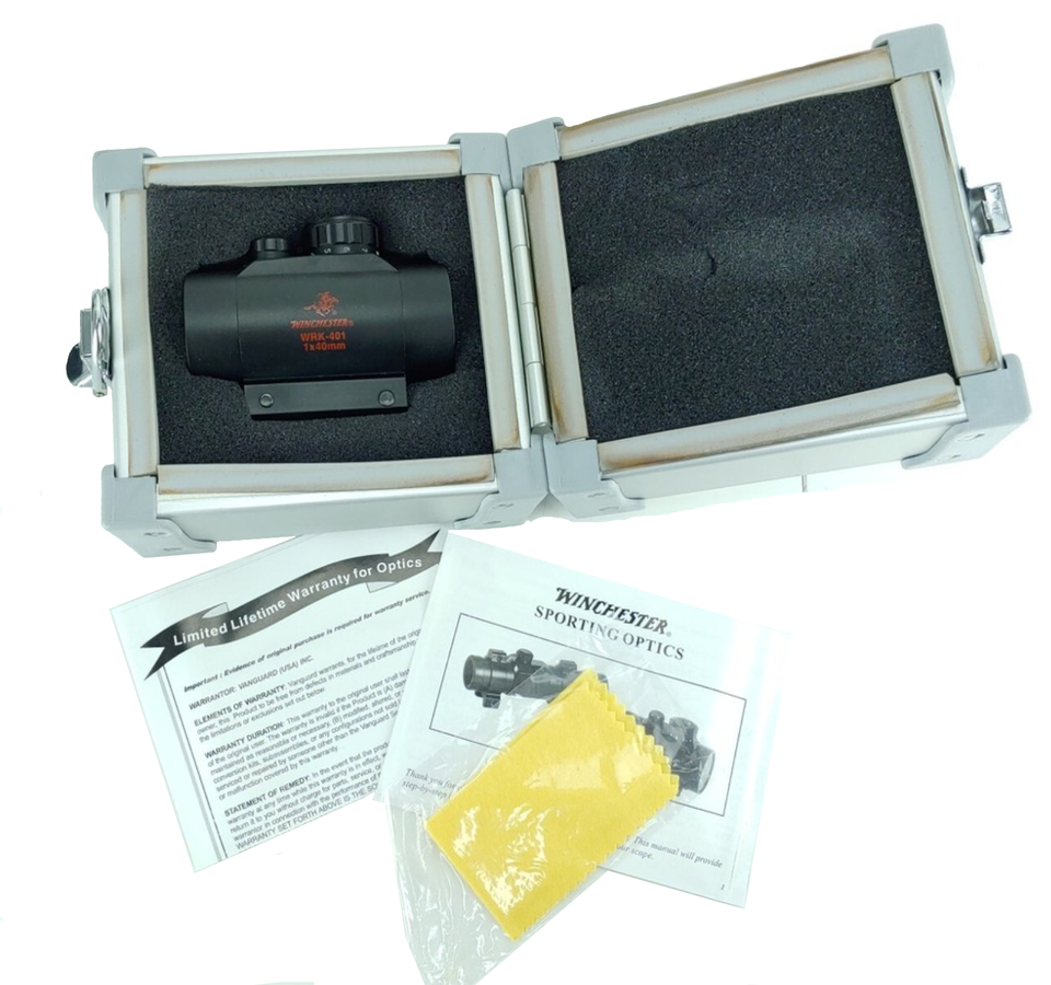 Winchester Leader Series WRK-401 Red Dot Scope with Lockable Case | eBay