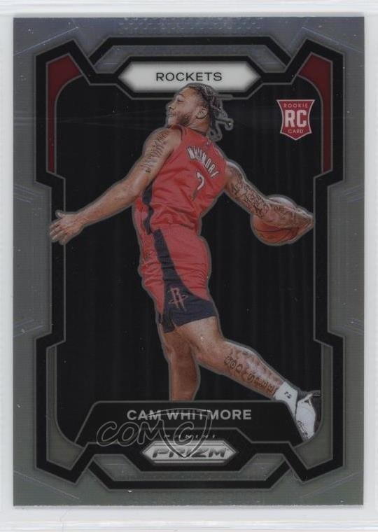 2023-24 Panini Prizm Silver Prizm Cam Whitmore #129 Rookie RC
