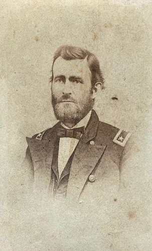 CIVIL WAR GEN. U.S. GRANT 1ST PORTRAIT AFTER VICKSBURG SEP. 15 1863 CDV PHOTO