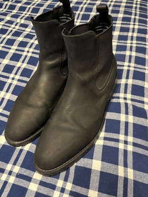 Thursday Legend Chelsea Boots Men's 15 Matte Black Suede Leather Rugged Shoes
