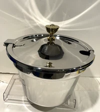 Bon Chef 11 Qt. Soup Tureen, 5214WHC Plain Stainless with Hinged Cover