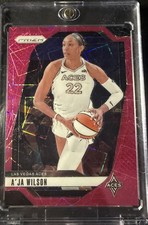 2024 Panini Prizm WNBA - A'ja Wilson #86 Pink Velocity Prizm /79