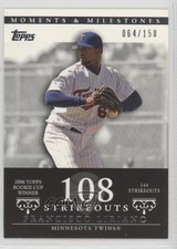 2007 Topps Moments & Milestones 64/150 Francisco Liriano #66 0b5