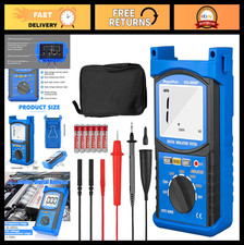 Digital Insulation Resistance Tester 250V/500V/1000V/2500V, Auto Range Megohmmet