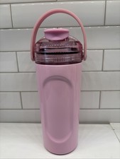 BrüMate MultiShaker Tumbler Pink 25 Oz Built-in Agitator Infuser Dishwasher Safe