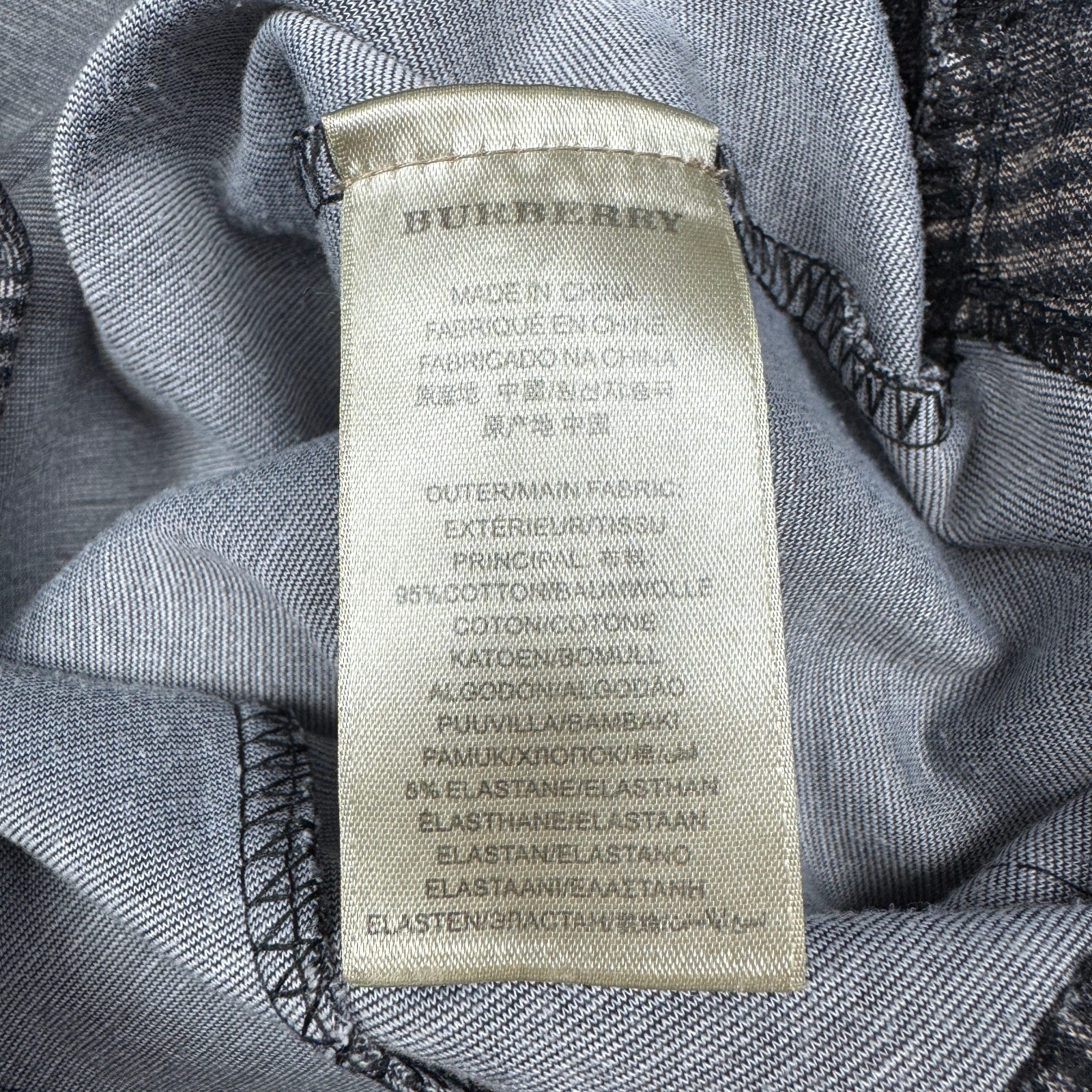 Burberry Women's Pleated Cotton-Tweed Wide Leg Pants S Grey Checkered image 6