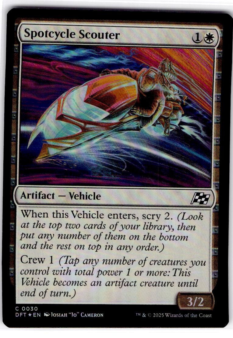 MTG Spotcycle Scouter Aetherdrift holo #30