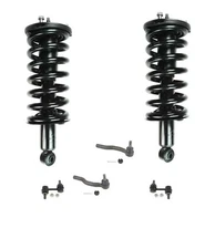 Front Complete Struts Tie Rods & Links For Nissan Titan 2004-2015 4 Wheel Drive