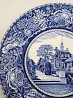 Wedgwood Governor's Palace Garden Williamsburg, Virginia Blue/White Plate — photo 7