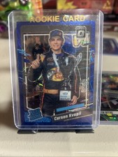 2024 Donruss Optic Racing Carson Kvapil Blue Velocity PRIZM  Rated Rookie