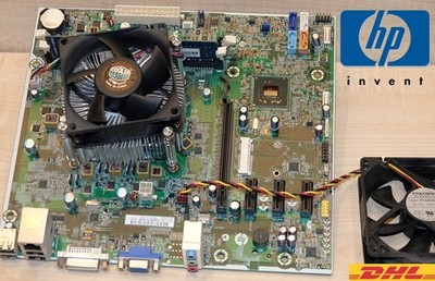 HP Mainboard 701413 mit Intel G645 + 4GB RAM + Lüfter aus PRO 3500 Sockel 1151