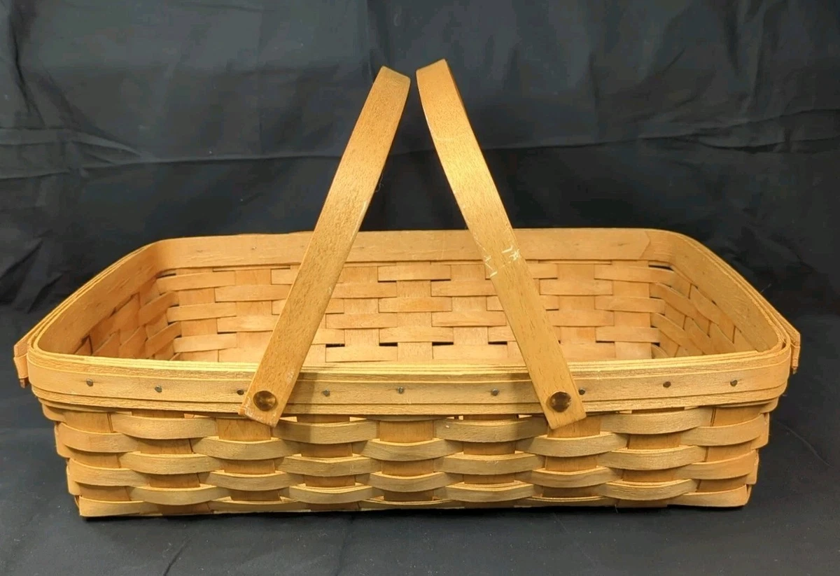 Longaberger Medium Basket In Longaberger Baskets Pre-1990 for sale