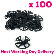 Cavity Wall Tie Insulation Retaining Discs / Clips - Pack 100