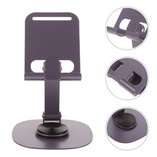 Metal Rotary Mobile Phone Stand Cell Adjustable Stands Foldable Holder - 第 8/12 張圖片