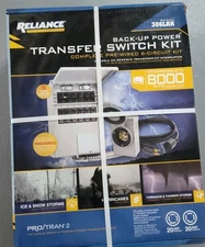 Reliance 306LRK 30Amp BackUp Power Manual Transfer Switch PreWired 6 Circuit Kit